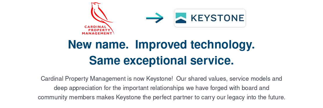 Cardinal Property Management is now Keystone